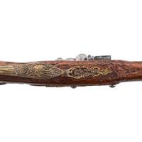 Contemporary Flintlock Jaeger Rifle in the Style of J. Hauer
