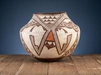 Zuni Polychrome Pottery Olla