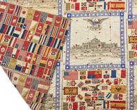 A Philadelphia Centennial Exposition Tied Coverlet