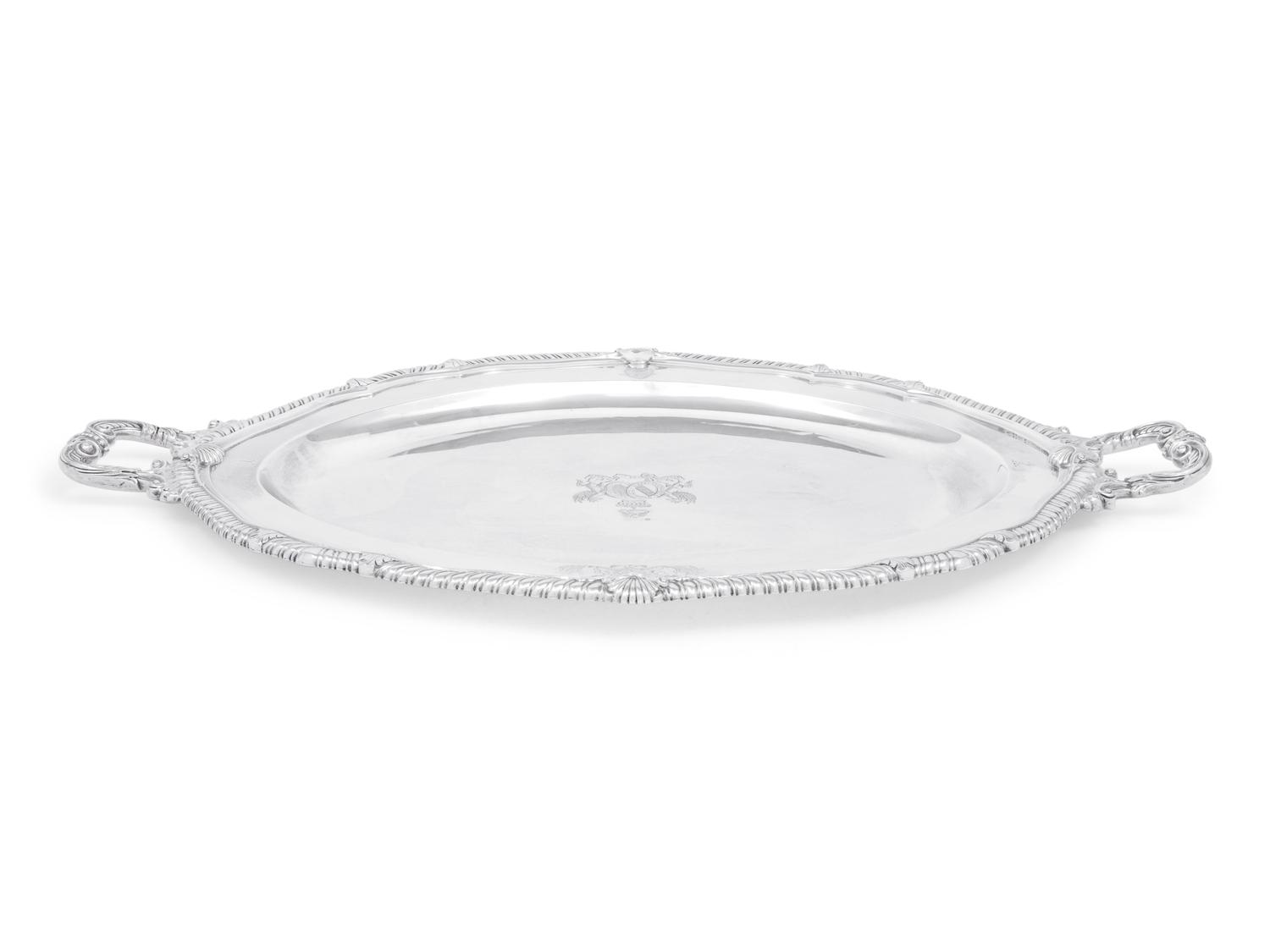 A George III Silver Serving Tray