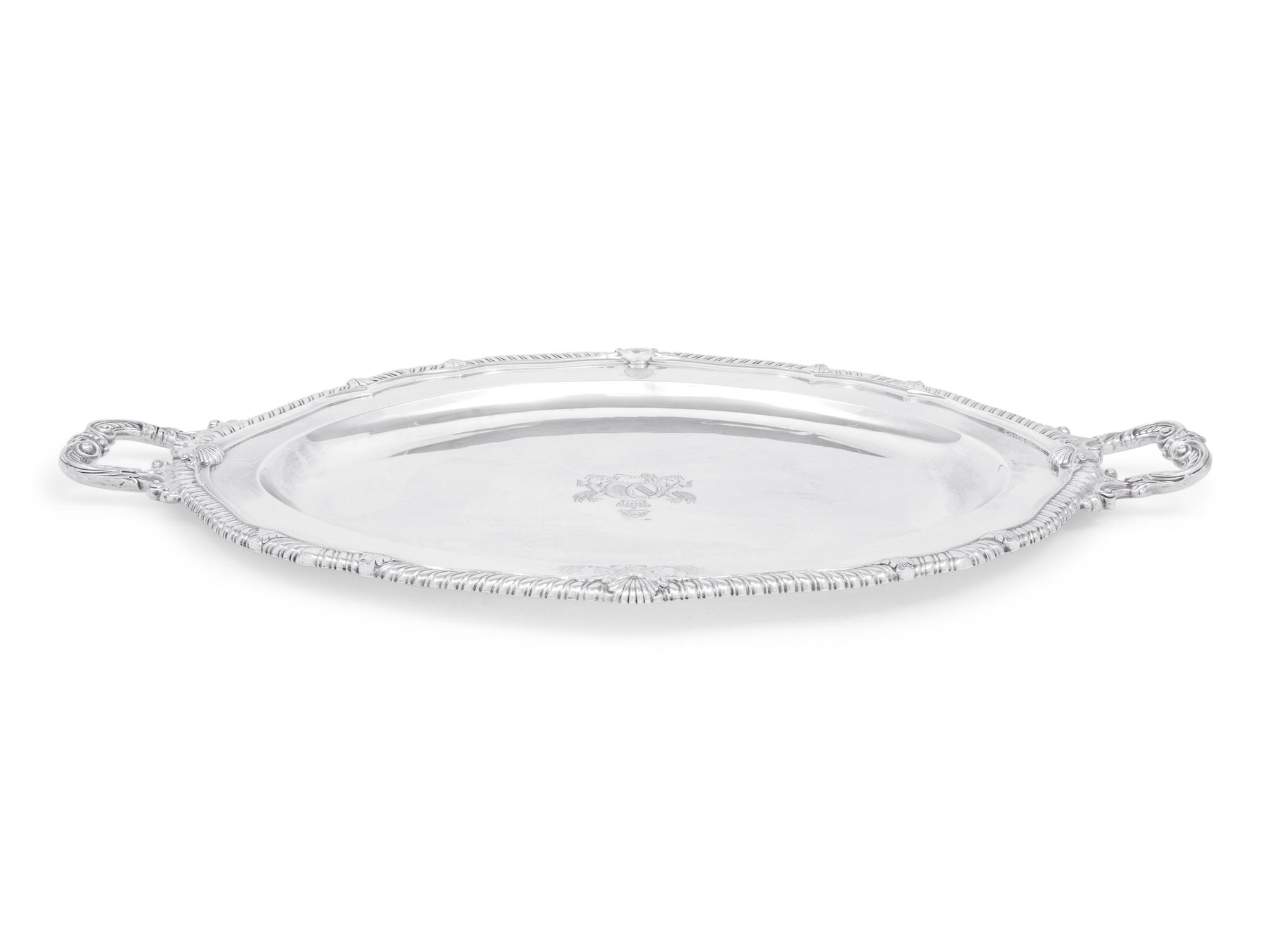 A George III Silver Serving Tray
