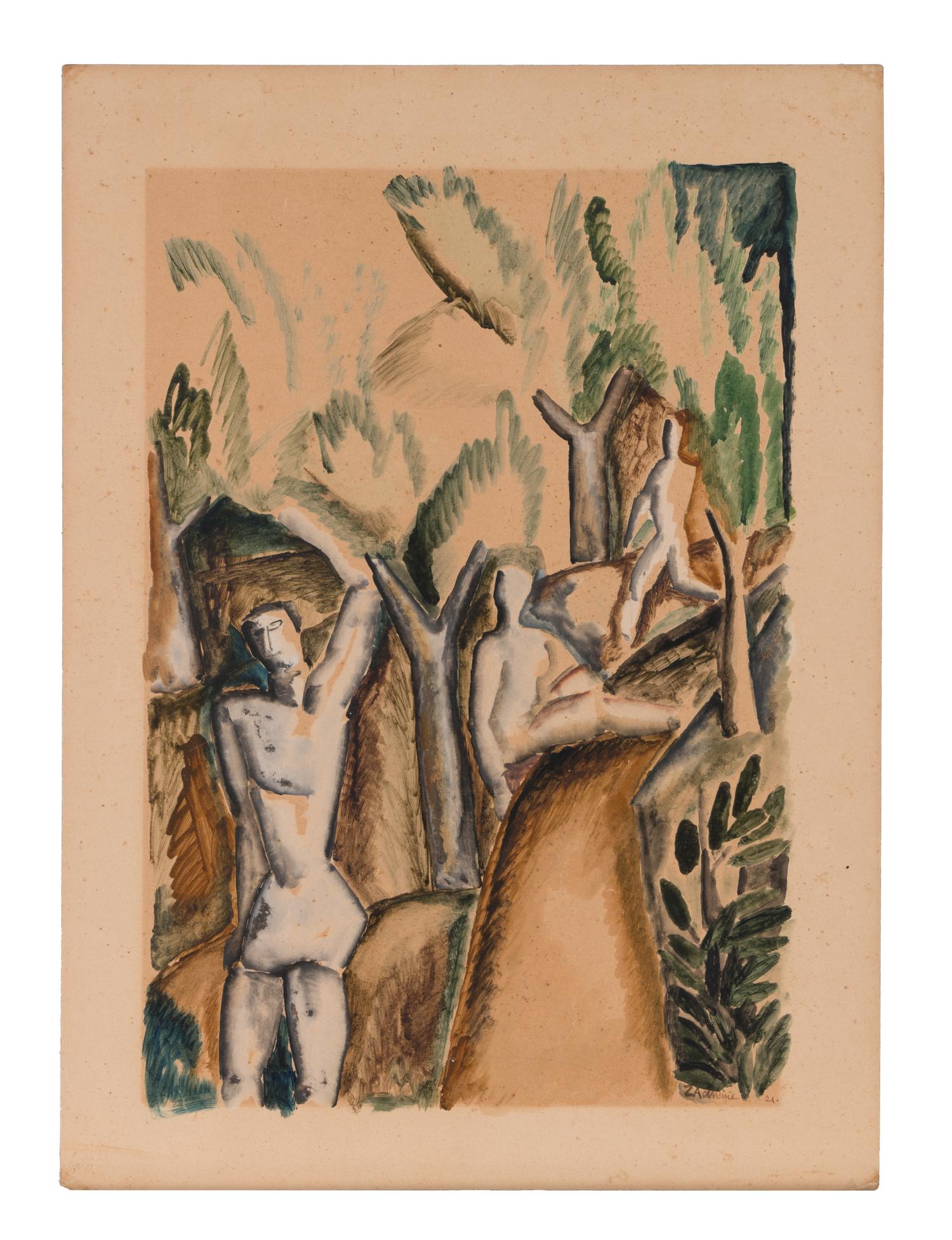 Trois Personnages, 1921