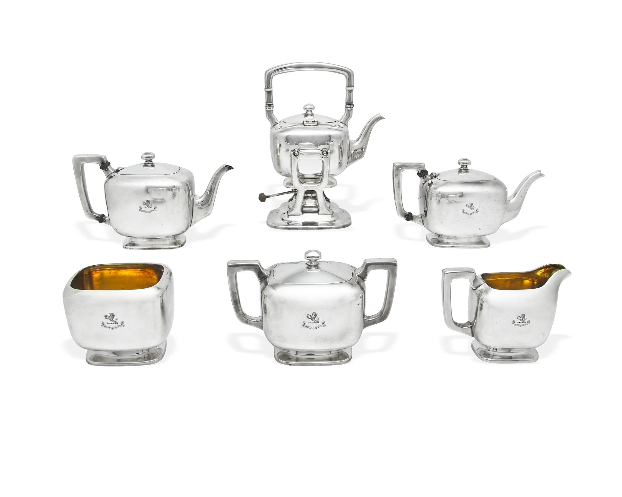An American Silver Six-Piece Tea and Coffee Service