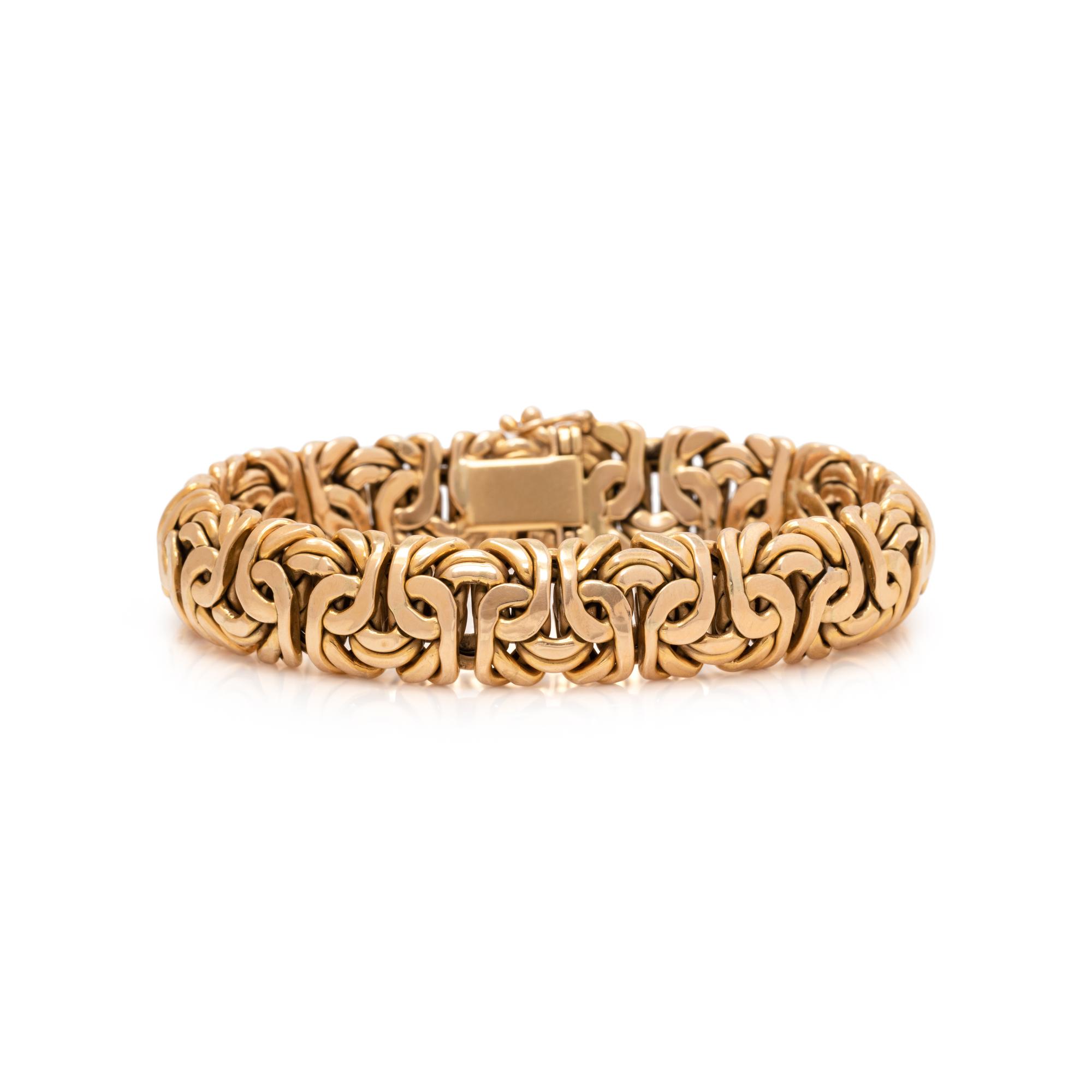 YELLOW GOLD BRACELET