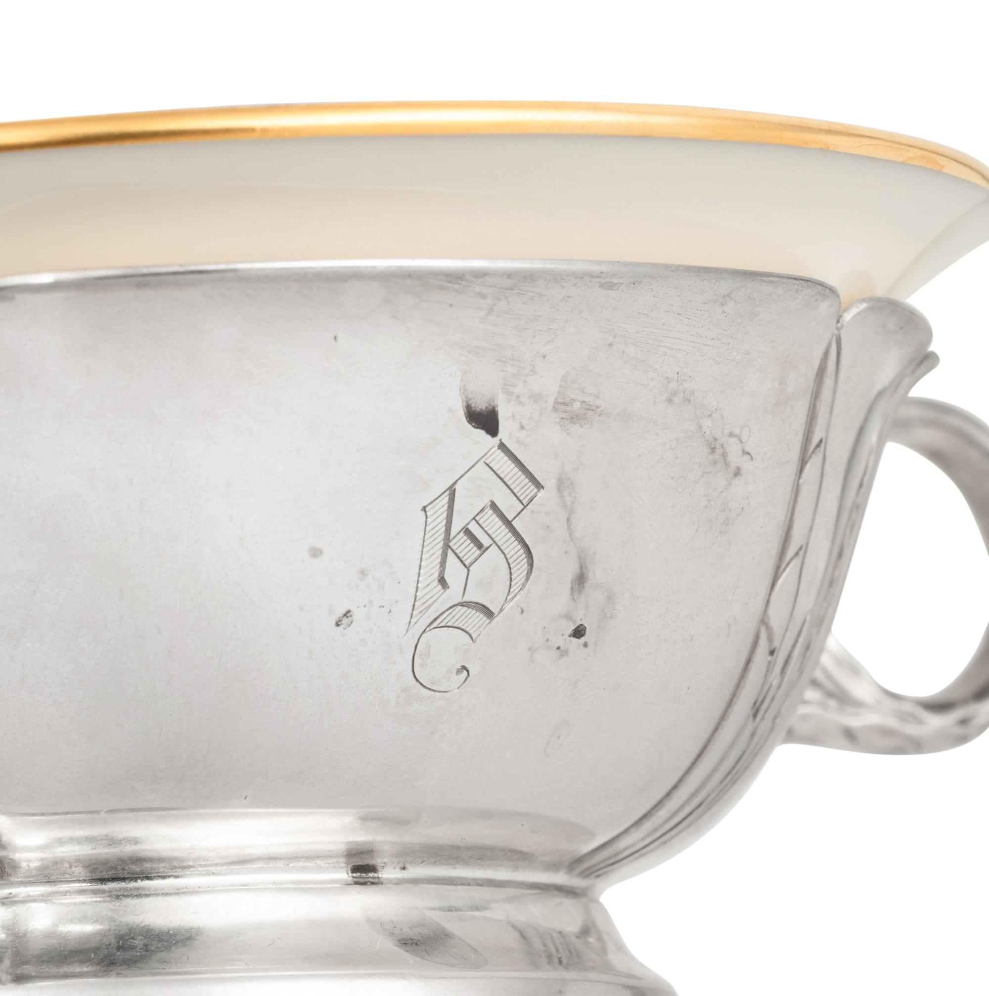 A Set of American Silver Soup Bowls