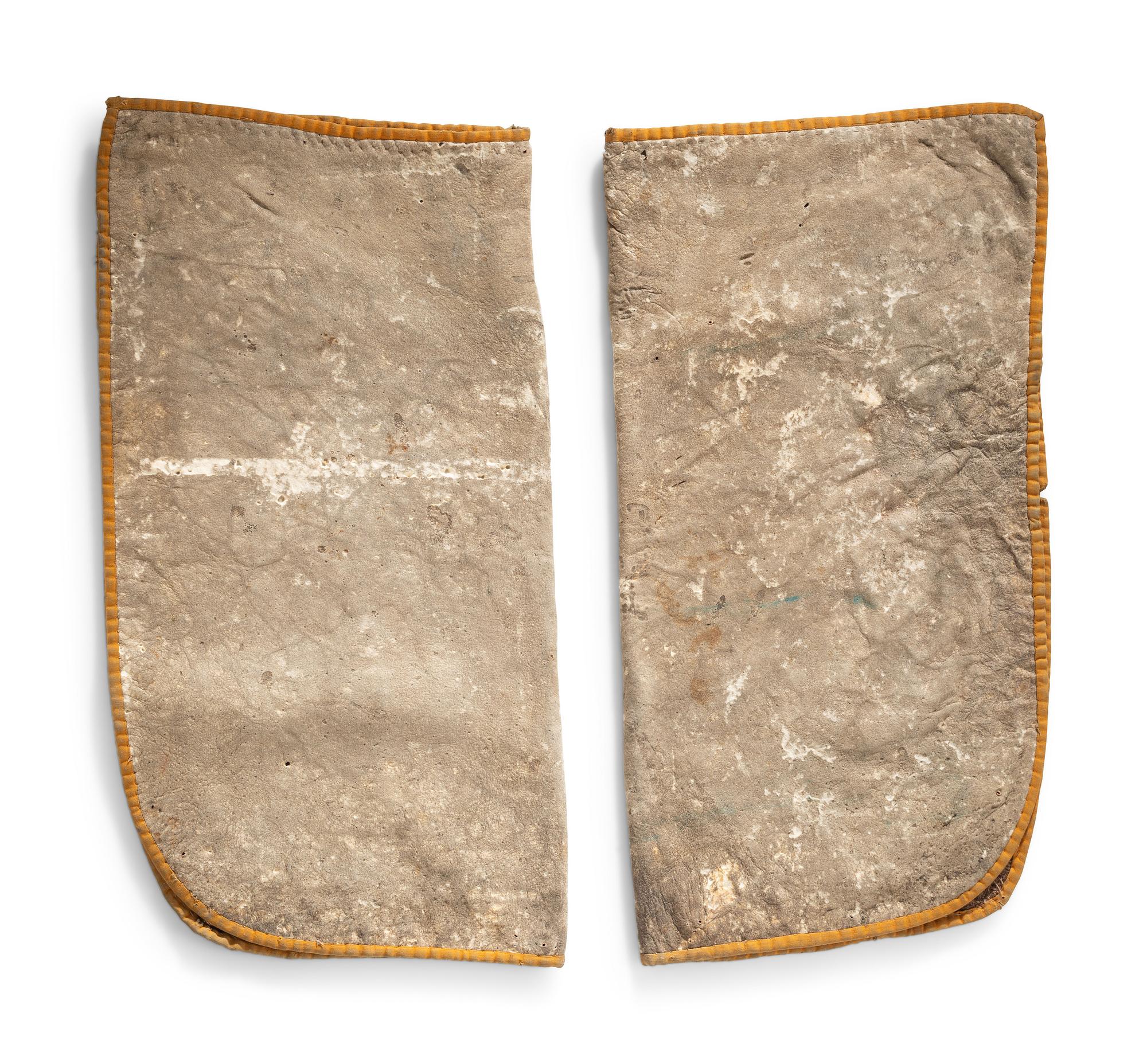 Eastern Sioux Beaded Hide Leggings, with Talon and Winged Imagery
