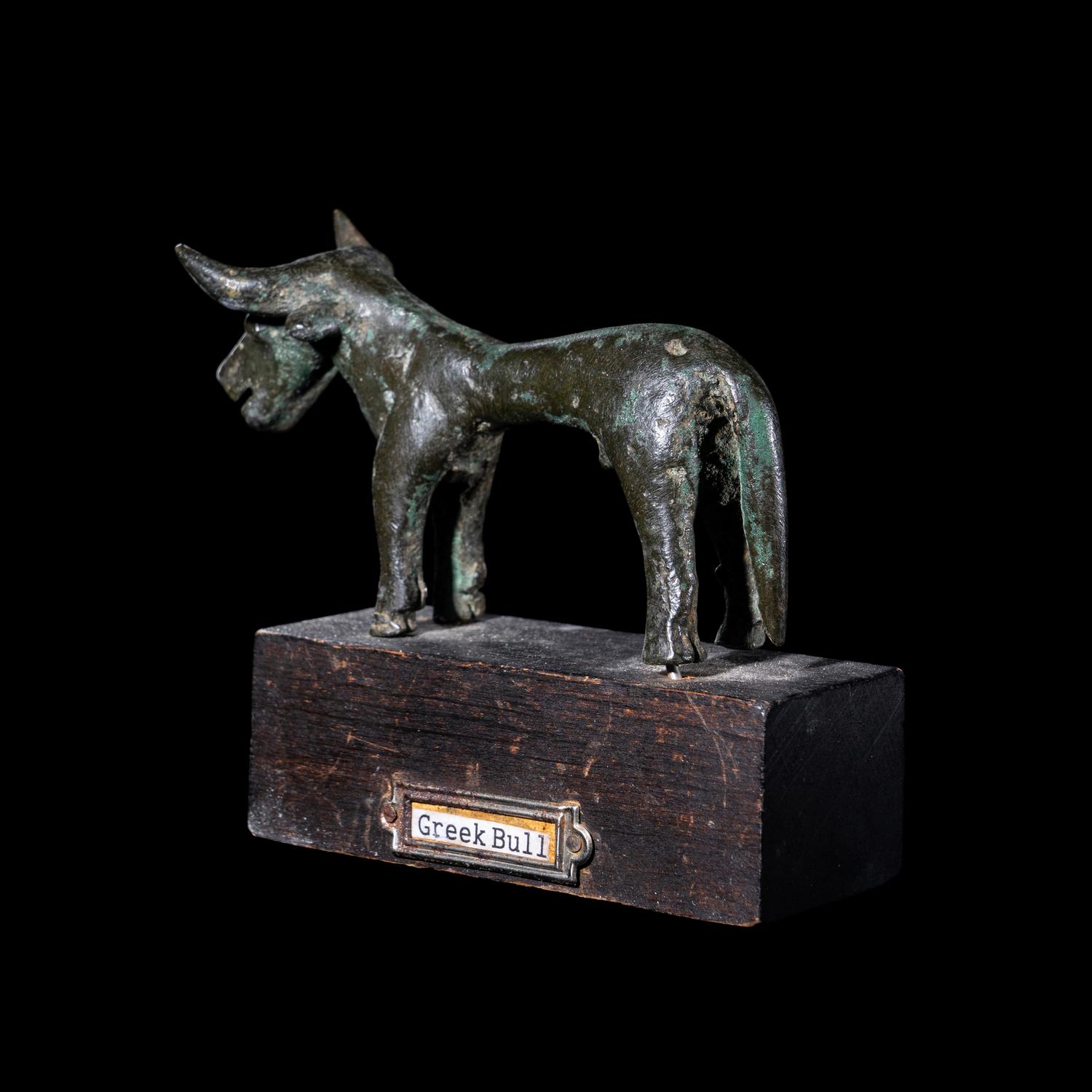 A Geometric Bronze Bull