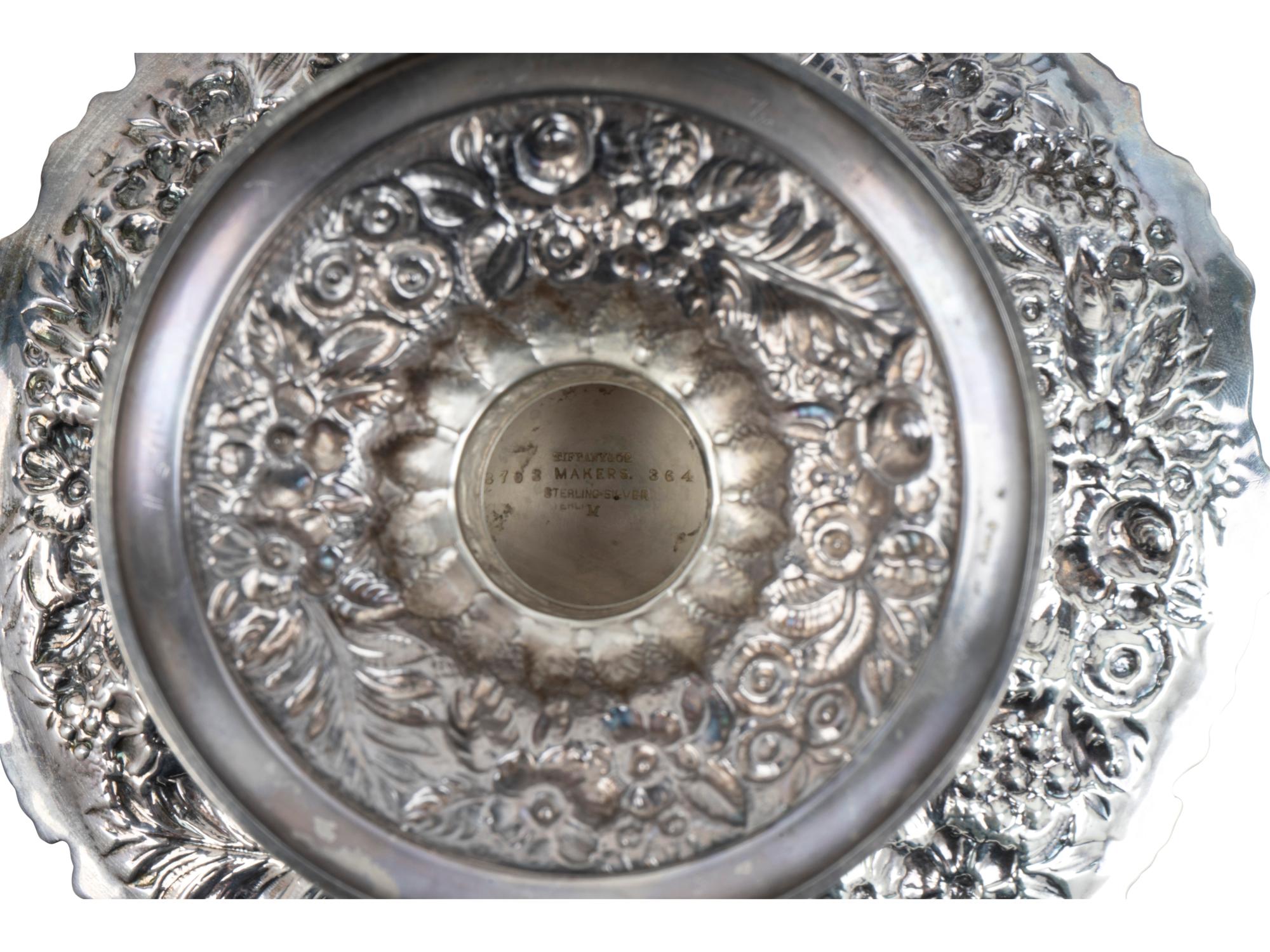 A Pair of Tiffany & Co. Silver Repousse Compotes — NEW YORK, NY, FIRST-HALF 20TH CENTURY