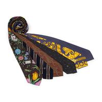Six Silk Designer Neckties, Including Gucci & Dior