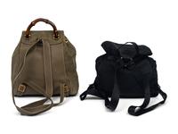 Two Designer Backpacks, Gucci and Prada