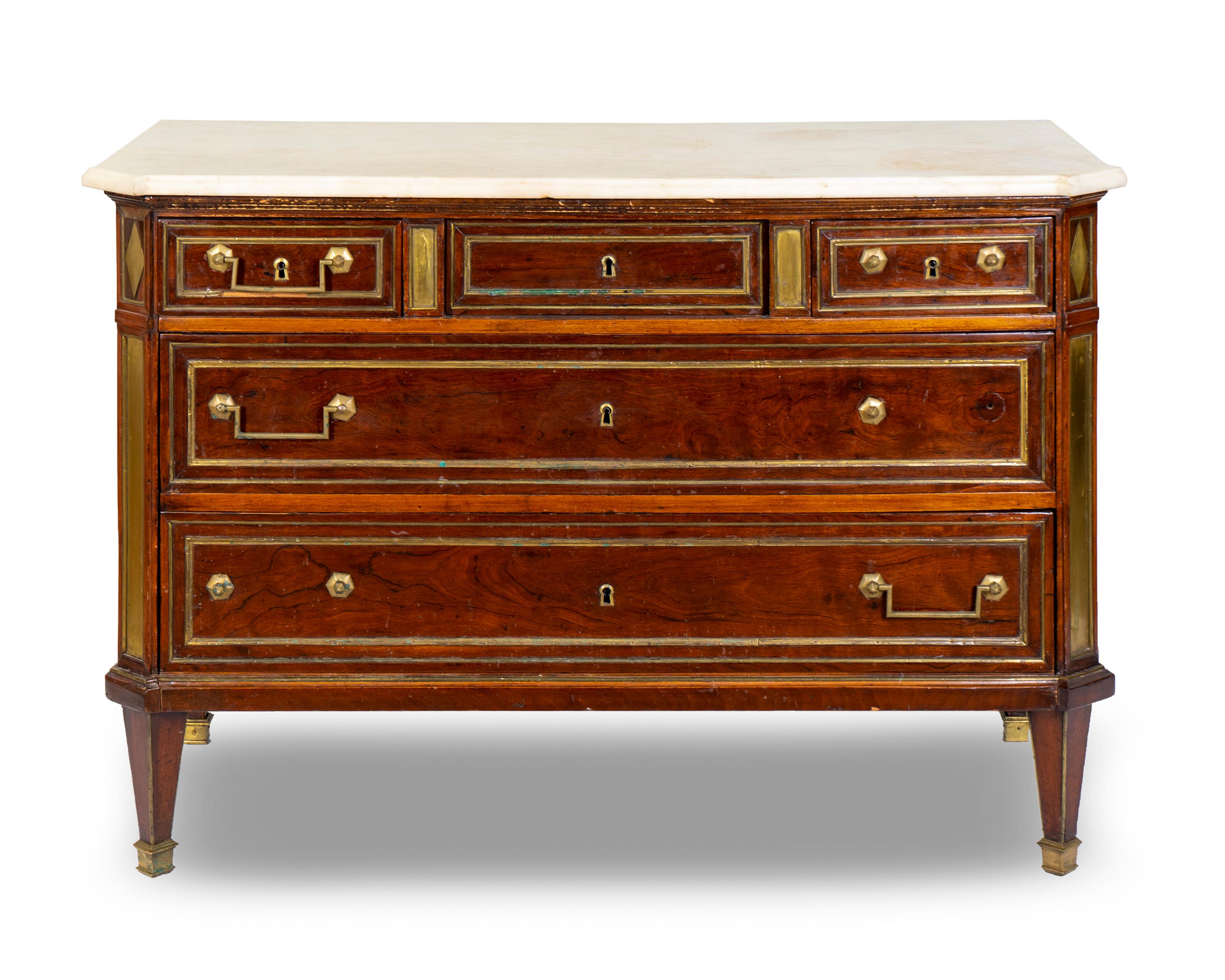A French Empire Style Walnut Commode — 19TH/20TH CENTURY