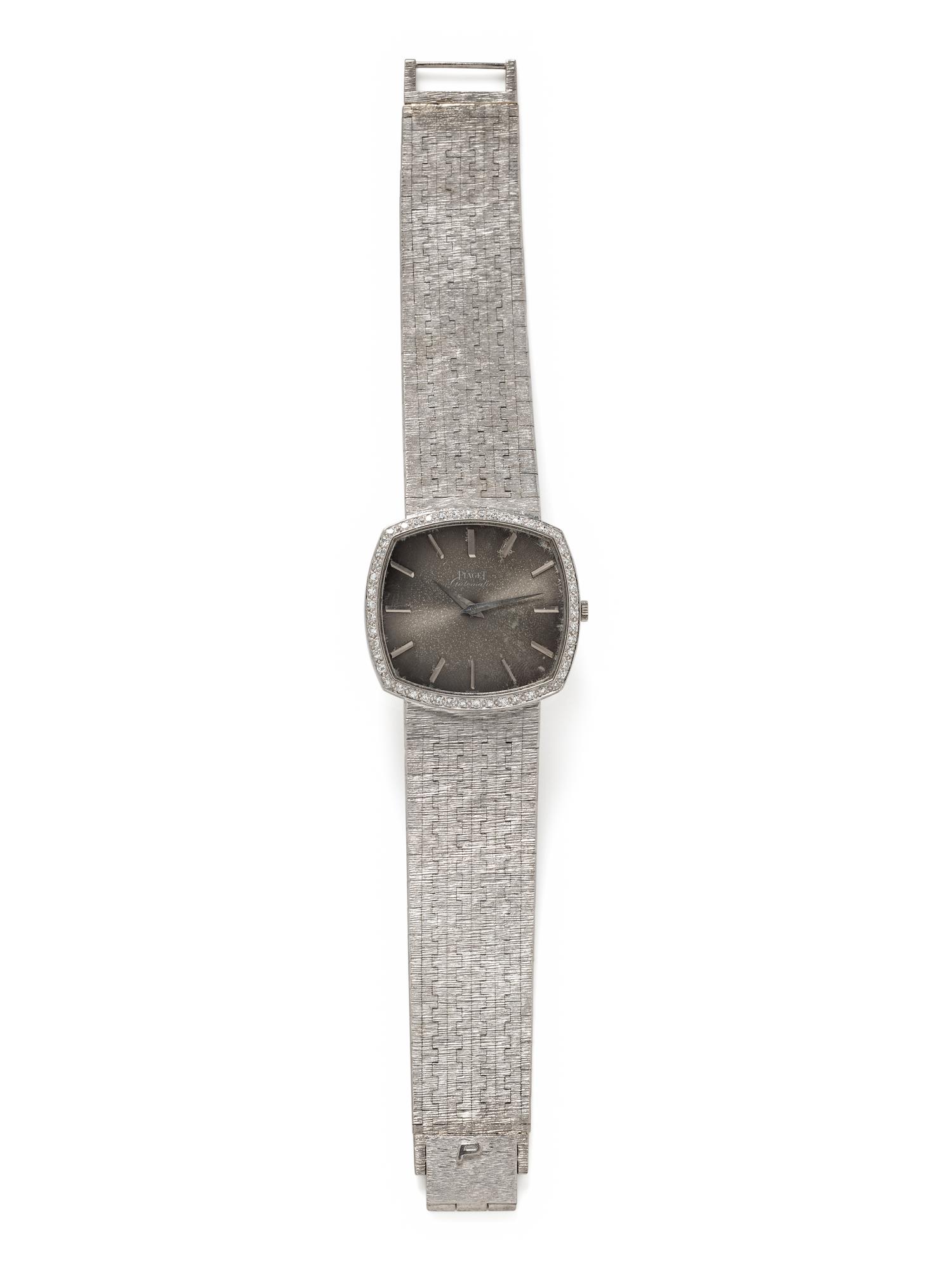 PIAGET, REF. 12403 A6 18K WHITE GOLD AND DIAMOND WATCH
