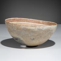 Ancestral Pueblo, Mimbres Classic Red-on-White Pottery Bowl, Horned Toad