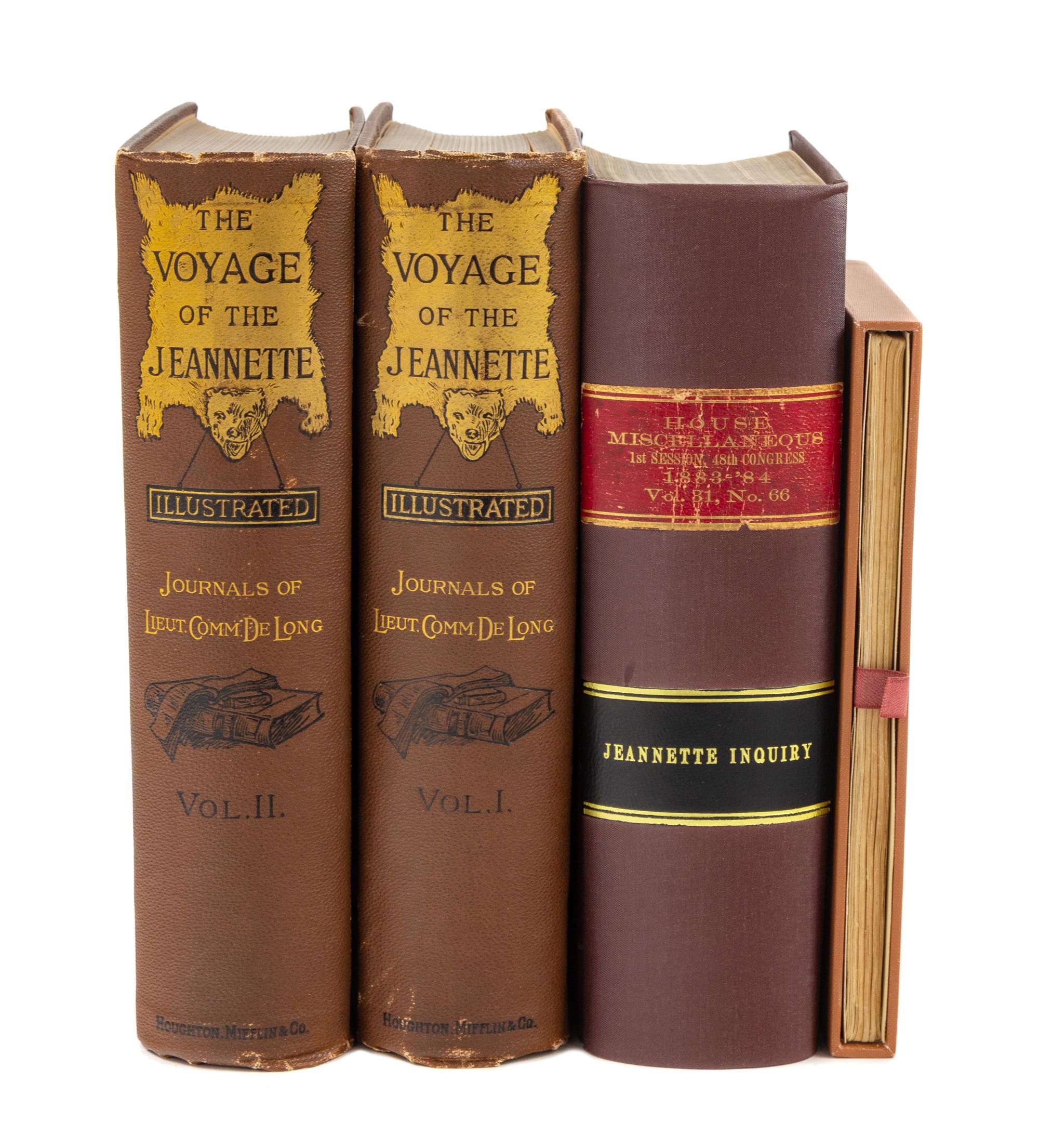 ['JEANNETTE' VOYAGE]. 3 works about the voyage of the 'Jeannette,' comprising: