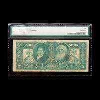 A Series 1896 Educational $2 Silver Certificate [PMG VG10 NET-Thinning]
