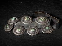Sterling Silver and Turquoise Concha Belt