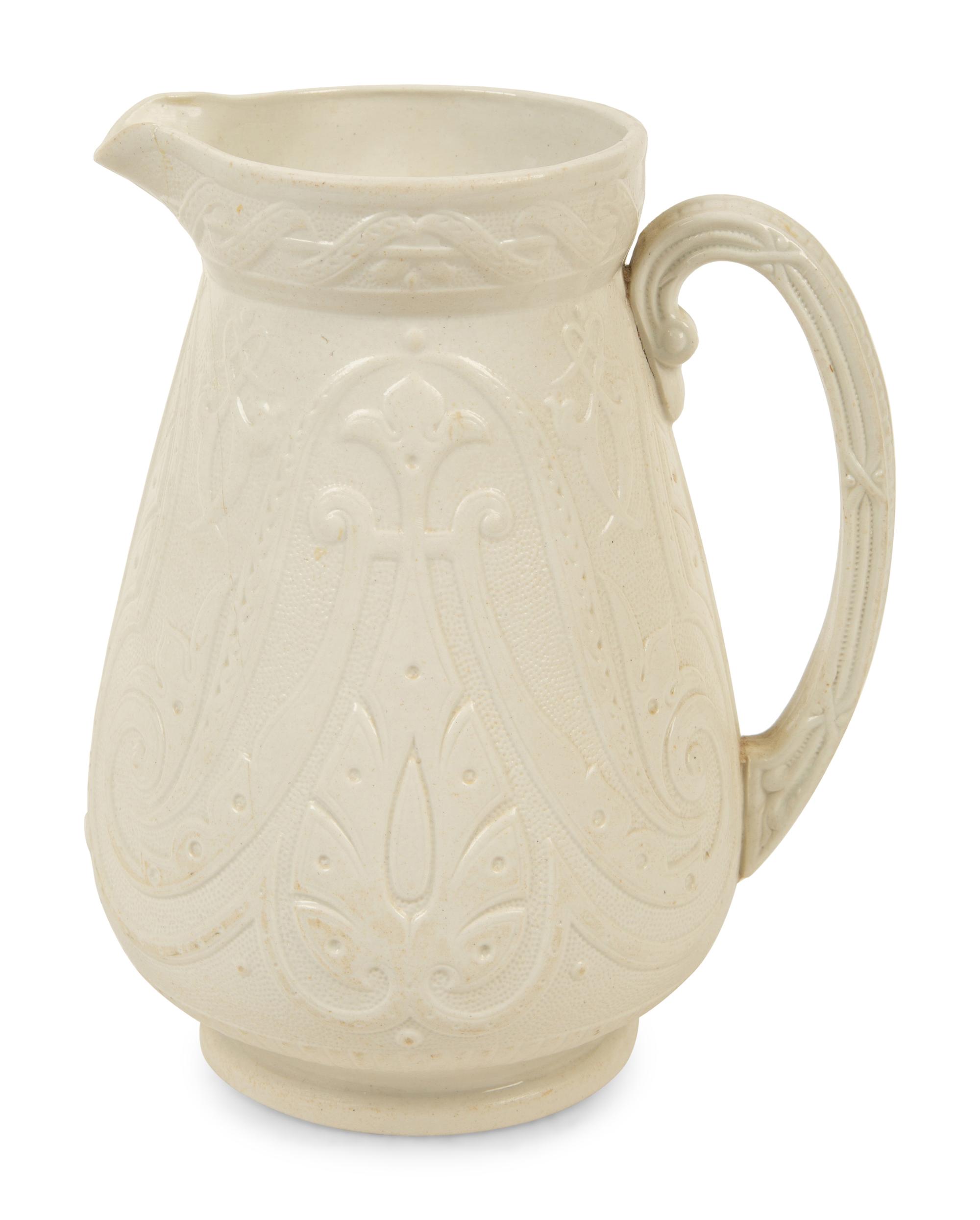 A Collection of Six English Salt-Glazed Pitchers and Tankards — 19TH/20TH CENTURY
