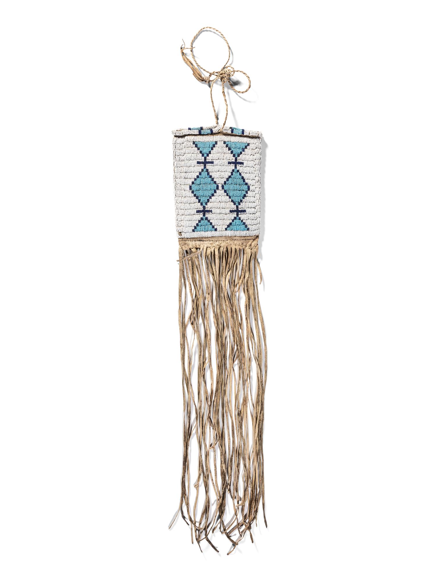 Ute Beaded Hide Bag