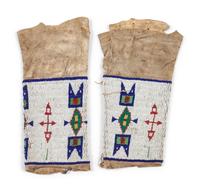Sioux Child's Beaded Hide Leggings