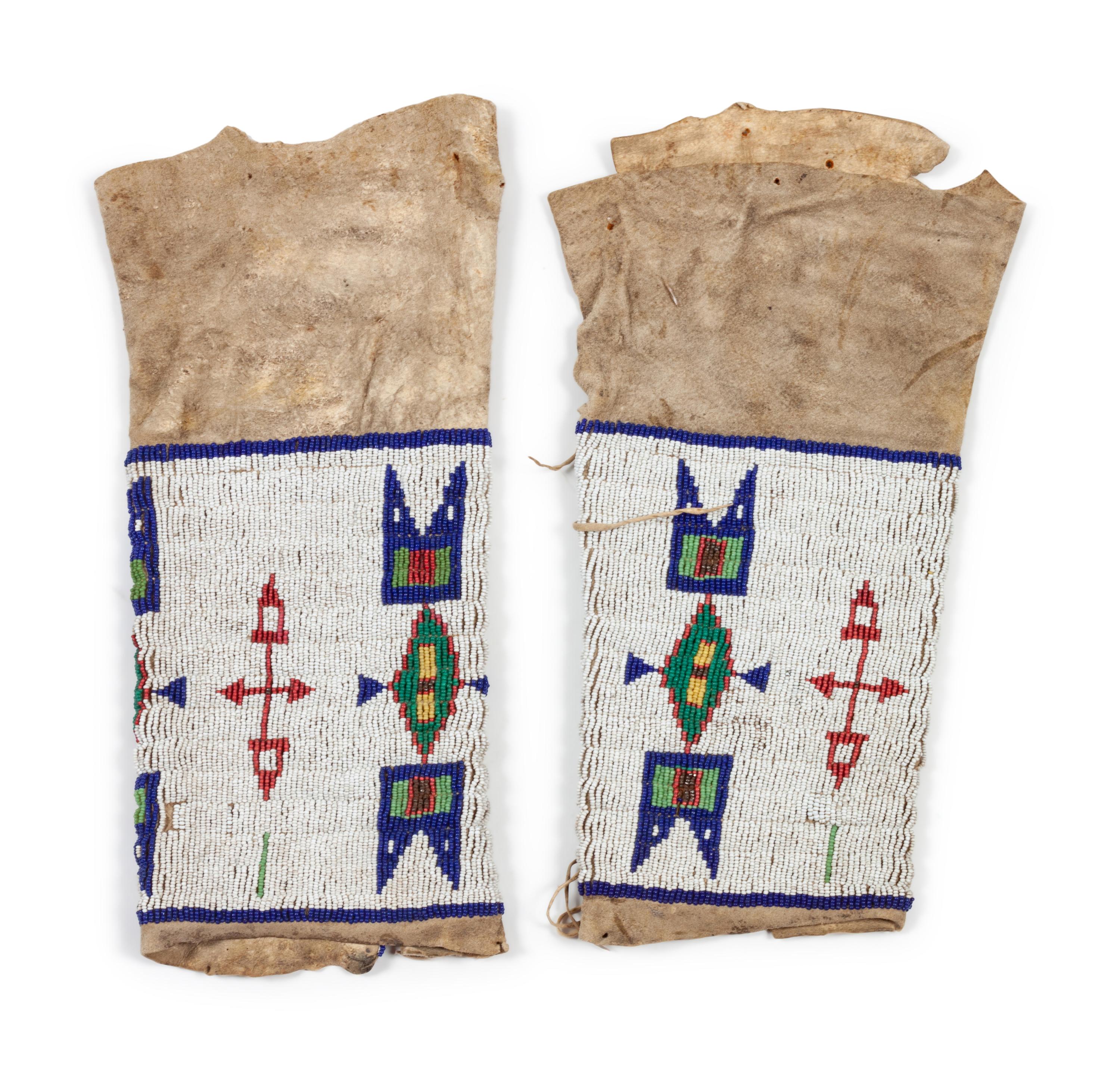 Sioux Child's Beaded Hide Leggings