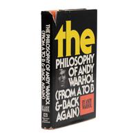 Warhol, Andy (1928-1987). The Philosophy of Andy Warhol (From A to B and Back Again) . New York and London: Harcourt Brace Jovanovich, 1975.