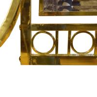 A Brass Dressing Mirror 46" W x 19" D x 76.5" H — France, Circa 1930