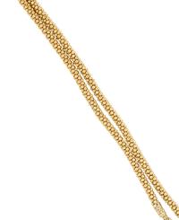 LAGOS, YELLOW GOLD 'CAVIAR' NECKLACE