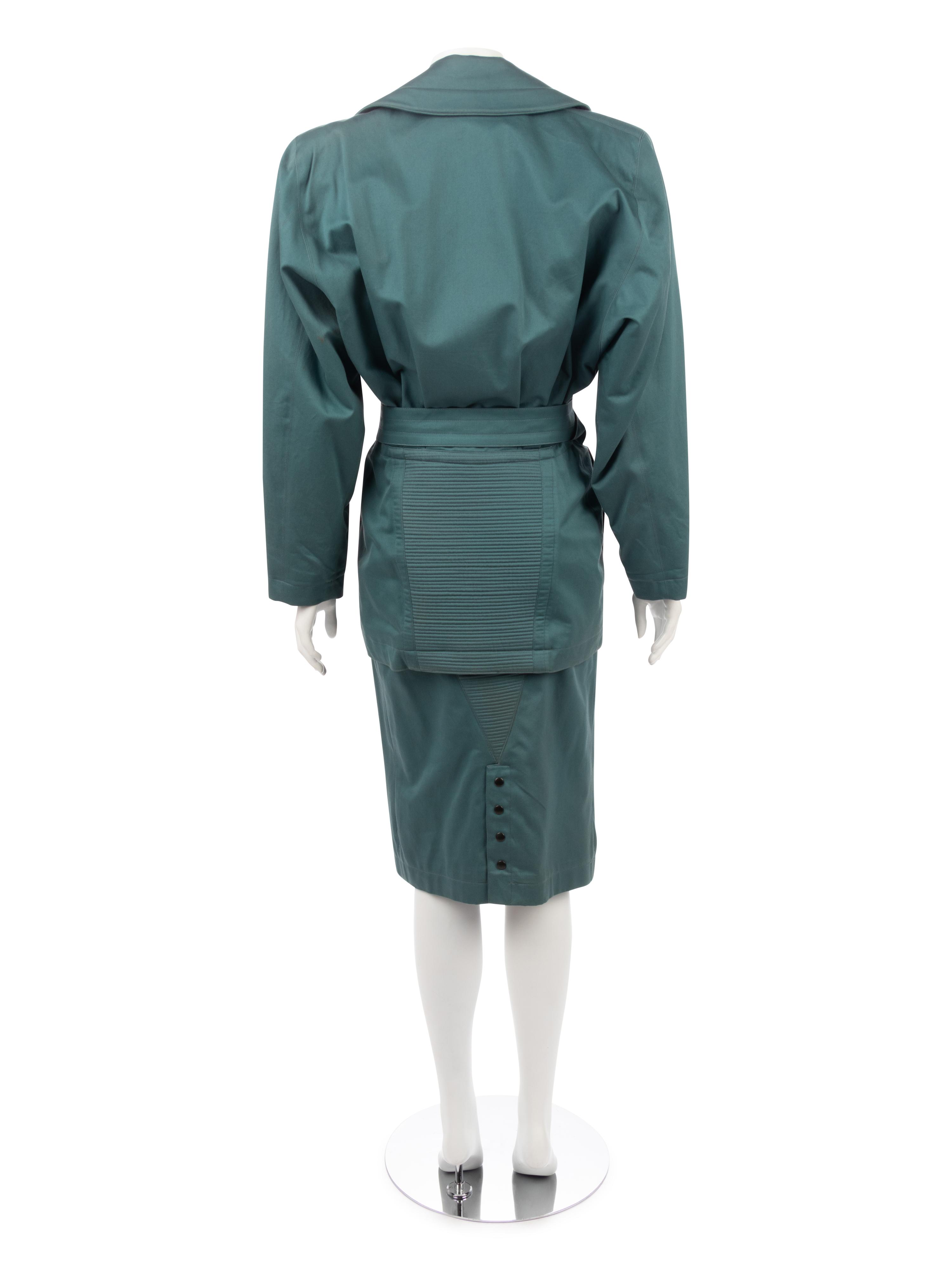Alaïa Two-Piece Skirt Suit, 1980s