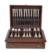A Tiffany and Co. ' Persian' Silver Flatware Service