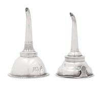 A George III Silver Wine Funnel