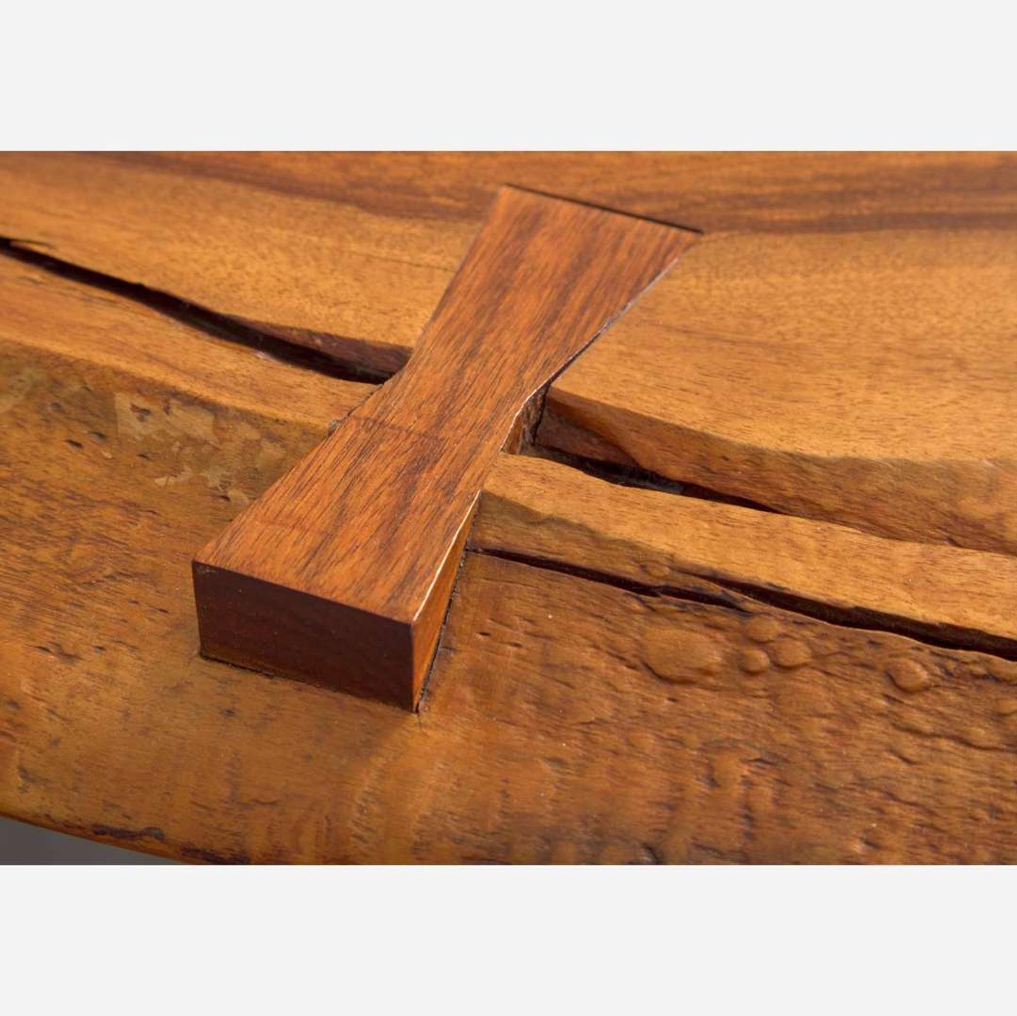 George Nakashima Exceptional English Walnut "Conoid" Desk, New Hope, Pennsylvania, 1972