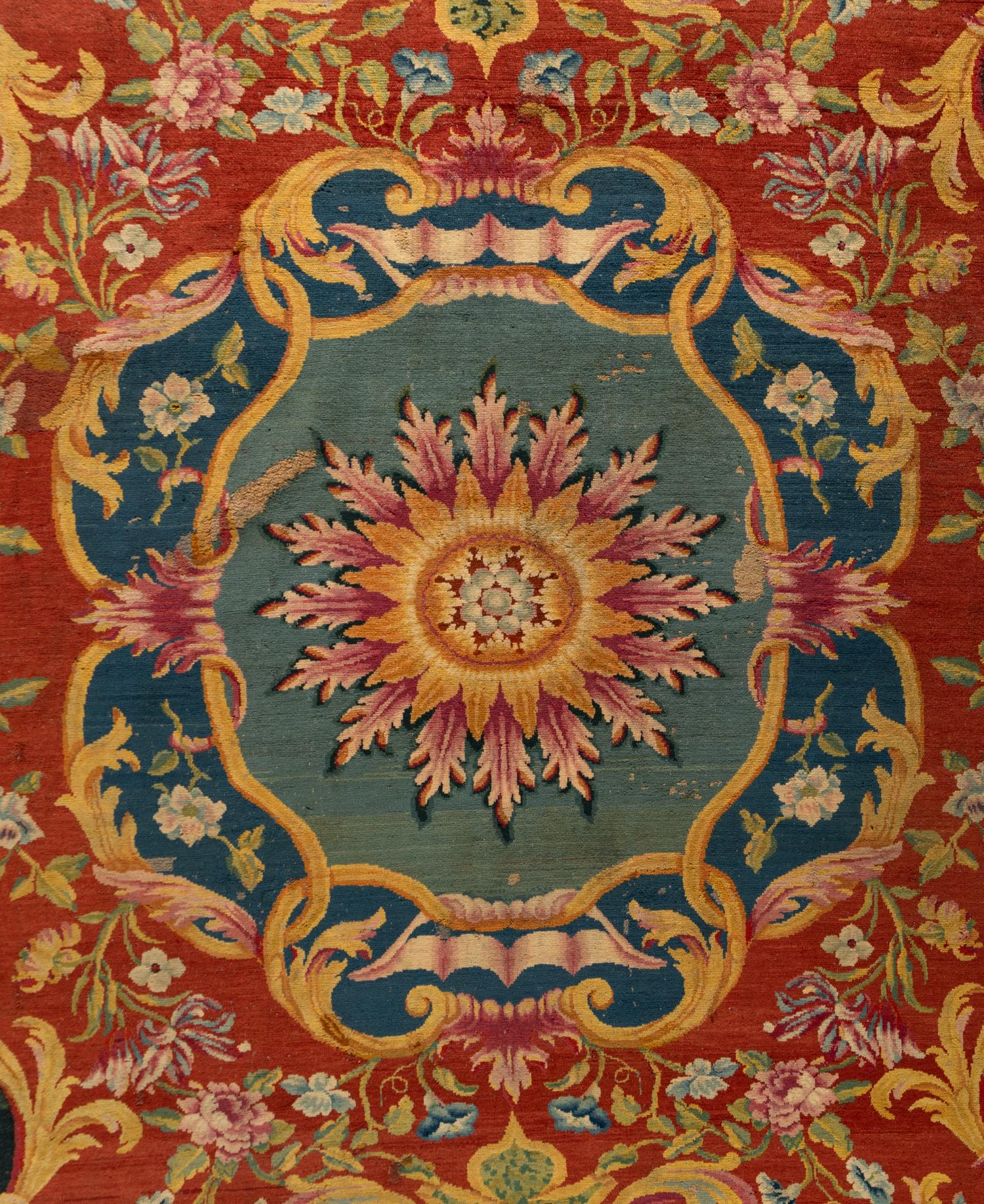 A Louis XVI Aubusson Pile Carpet