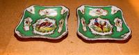 A Pair of Chelsea Porcelain Bowls. Width 8 1/4 inches.