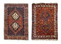 Two Afshar Wool Rugs