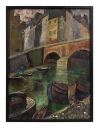 Le Pont Marie à Paris — (Austrian, 1889–1974)