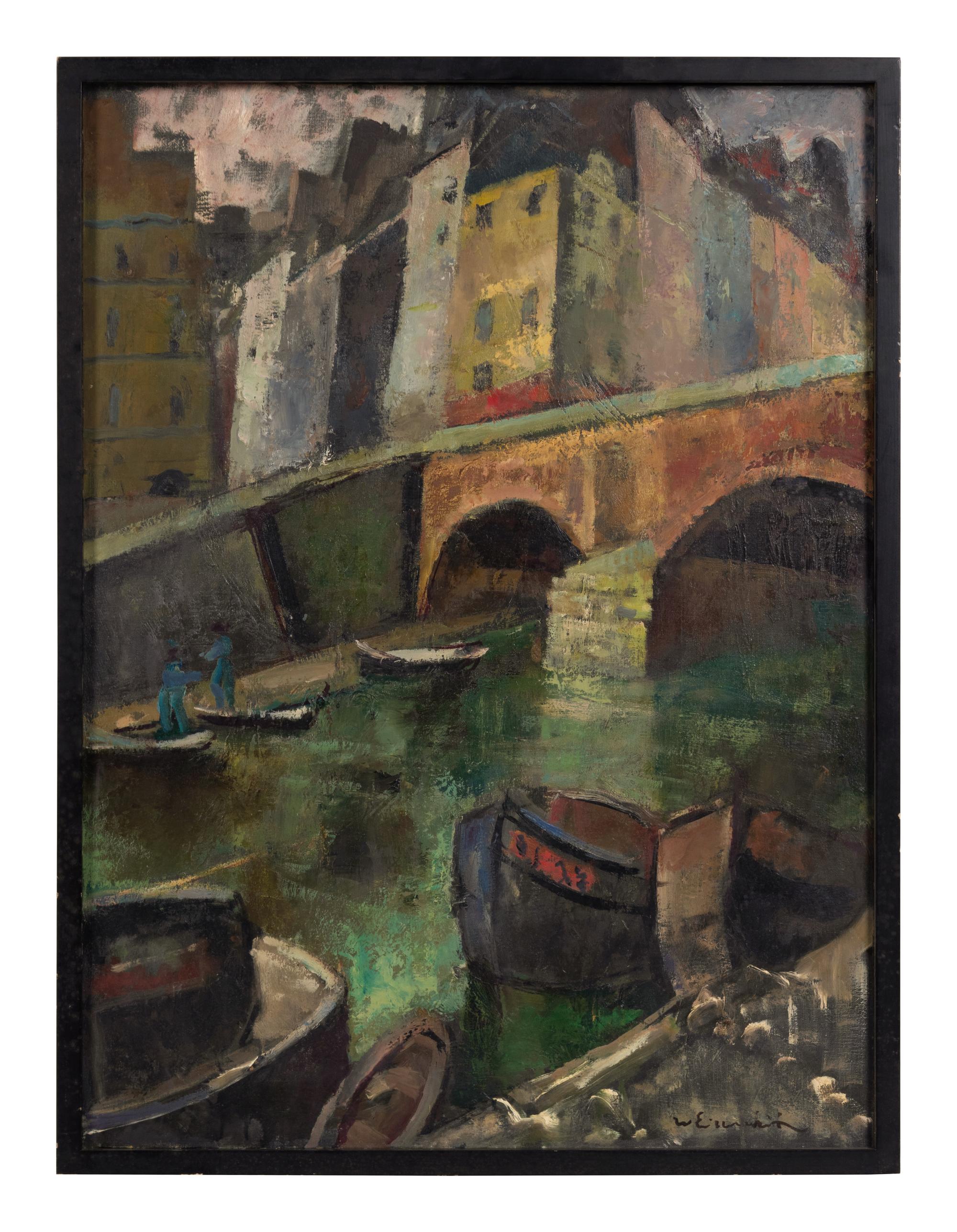 Le Pont Marie à Paris — (Austrian, 1889–1974)