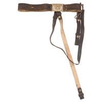 US Pattern 1851 Blackened Buff Sword Belt with Plate