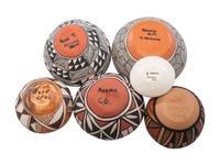 Collection of Miniature Acoma and Jemez Pottery