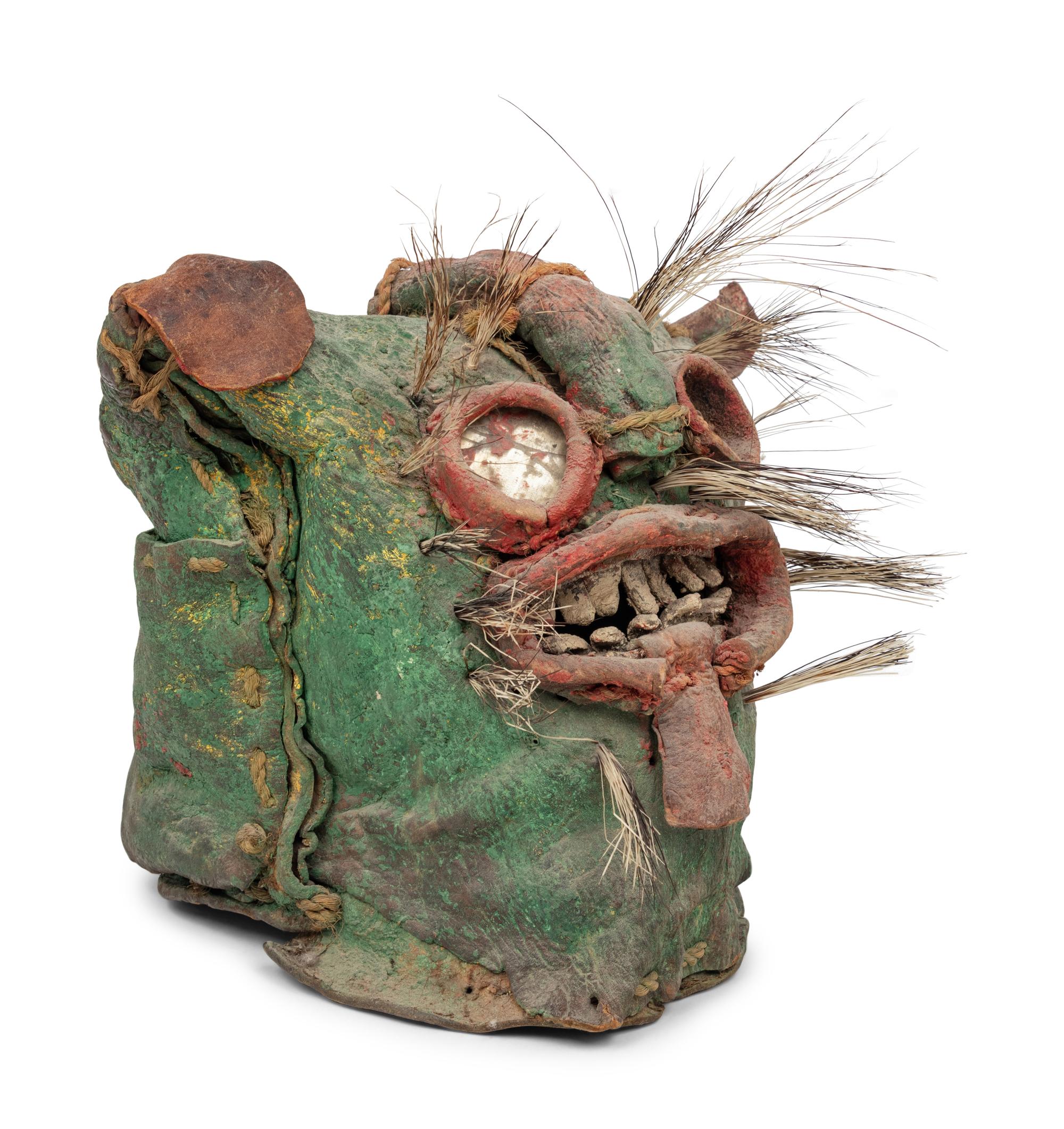 A Mexican 'Tigre' Helmet Mask