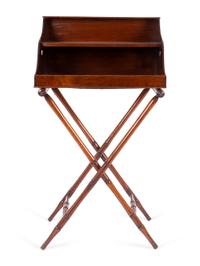 An English Mahogany Butler's Stand — 19TH CENTURY