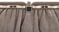 Judith Leiber Grey Skin Bag,