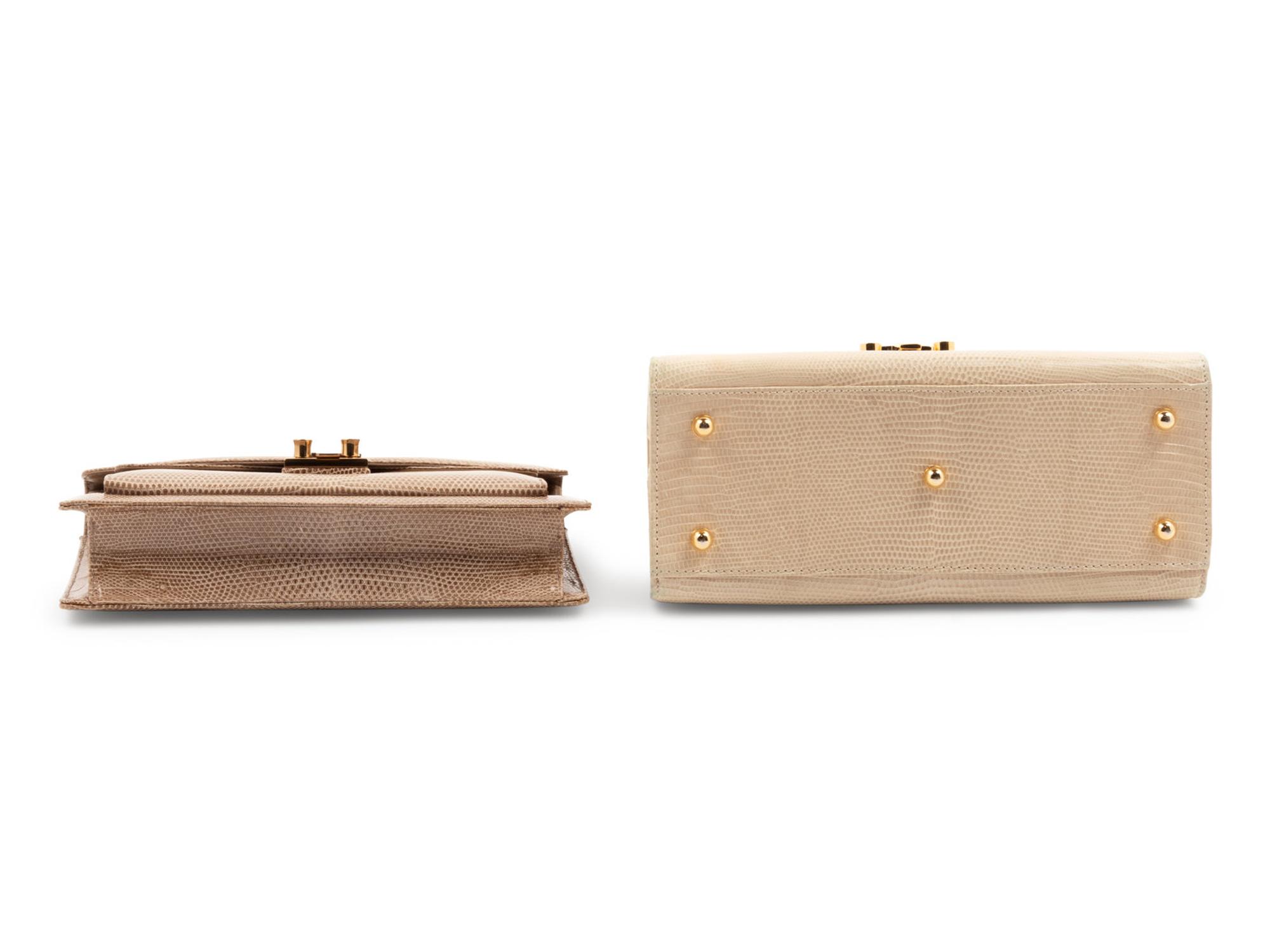 Two Tiffany & Co Lizard Bags, 2010s