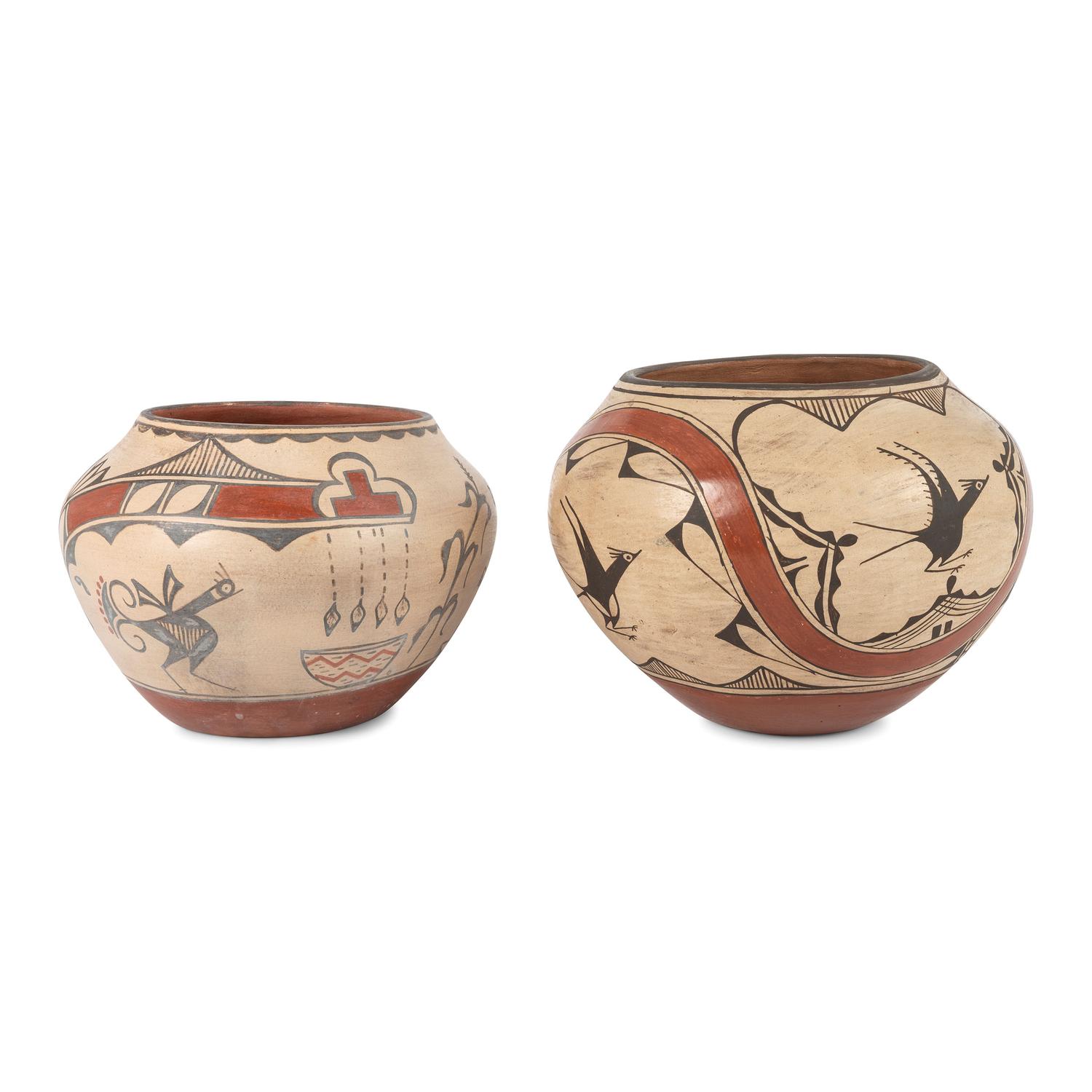 Zia Pottery Jars