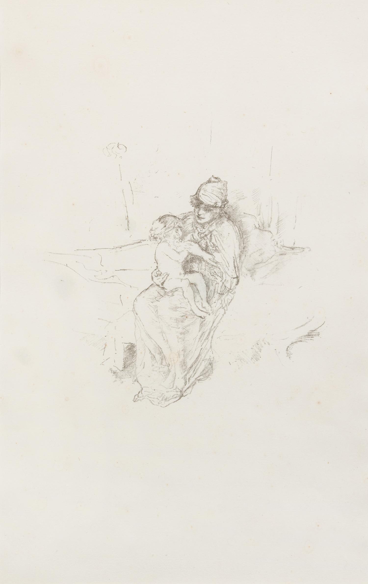 James Abbott McNeill Whistler, (American, 1834–1903), Mother and Child, No. 1, c. 1891-1895