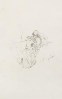 James Abbott McNeill Whistler, (American, 1834–1903), Mother and Child, No. 1, c. 1891-1895