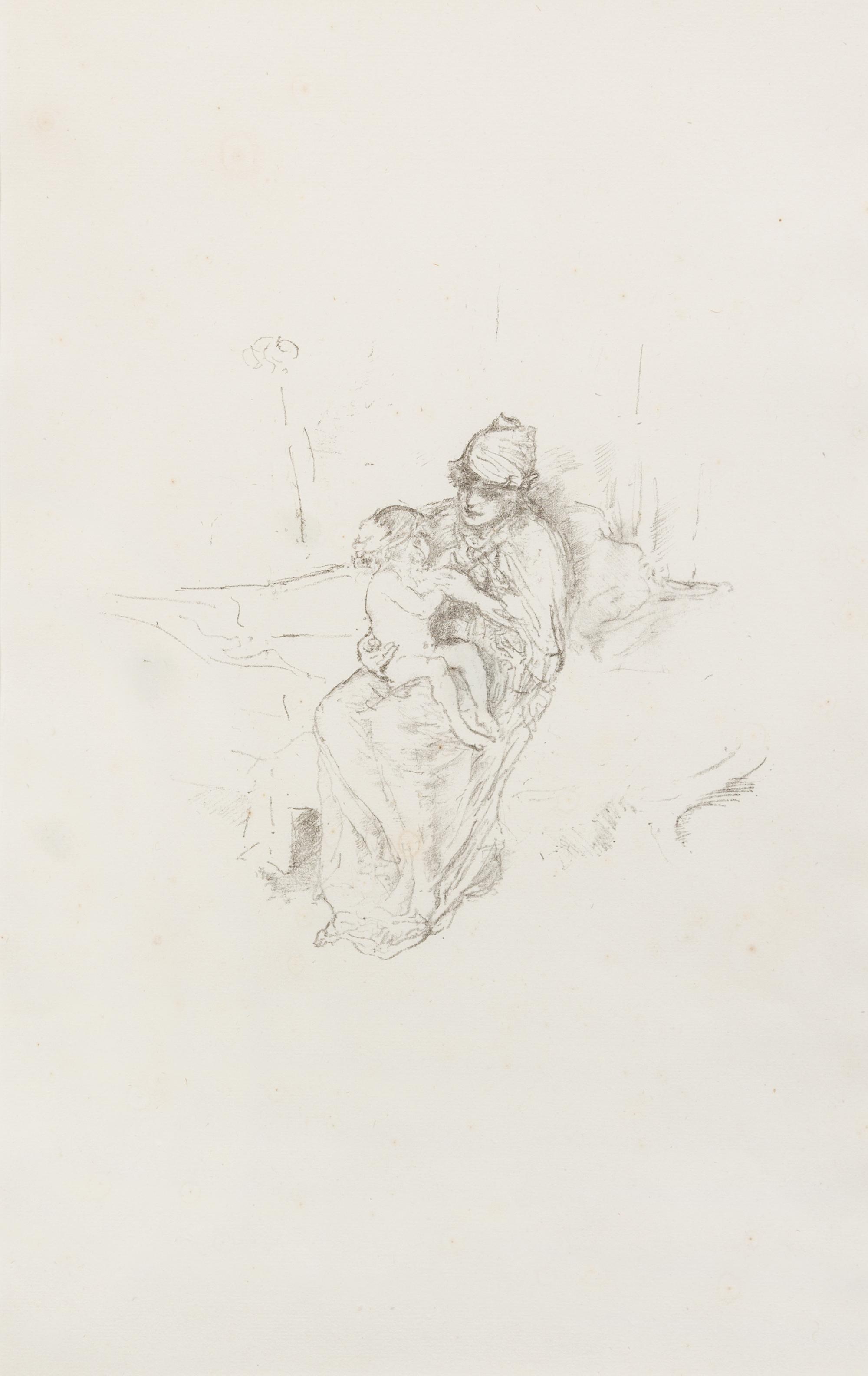 James Abbott McNeill Whistler, (American, 1834–1903), Mother and Child, No. 1, c. 1891-1895