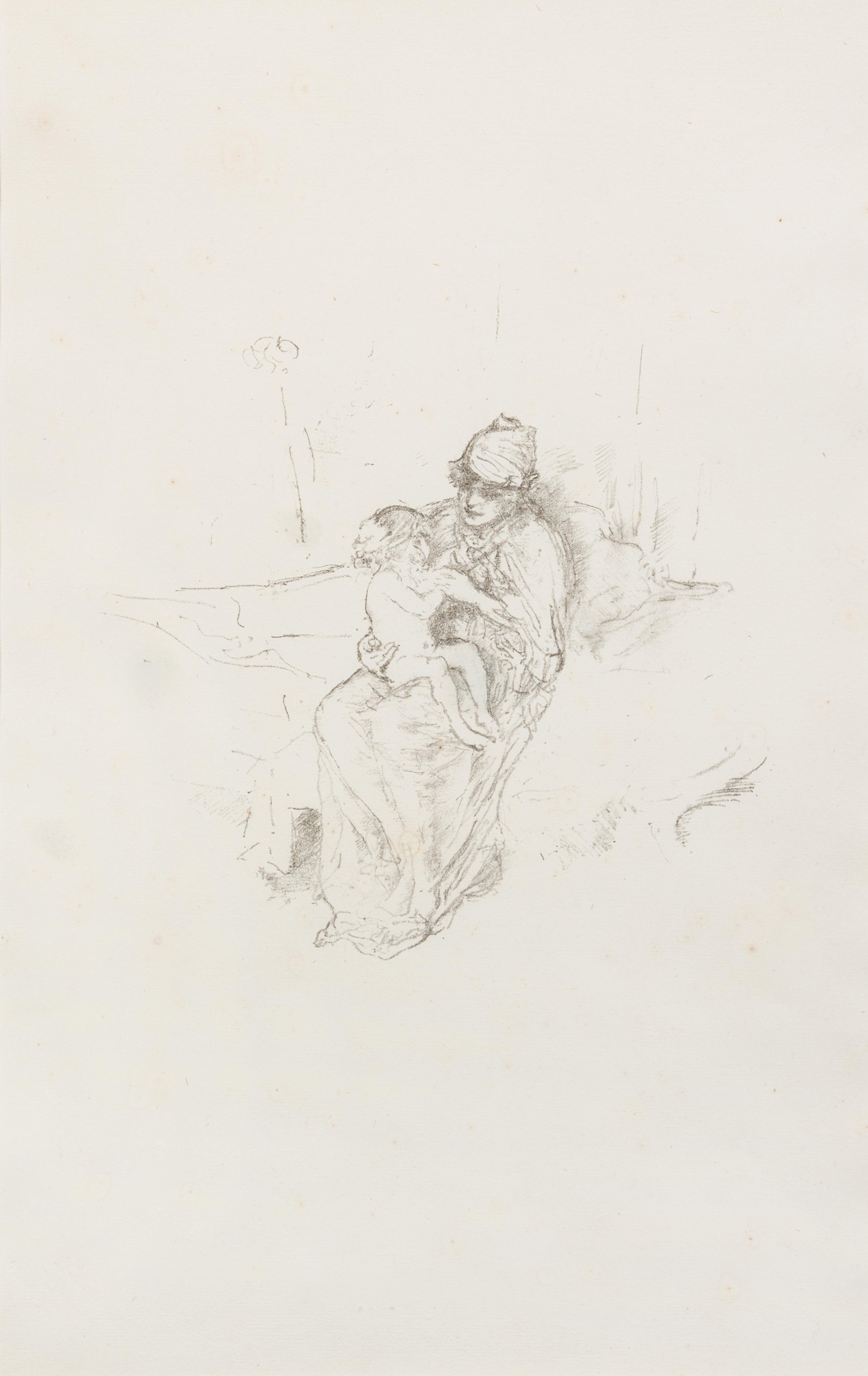 James Abbott McNeill Whistler, (American, 1834–1903), Mother and Child, No. 1, c. 1891-1895