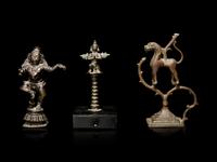Three Indian Bronze Figures