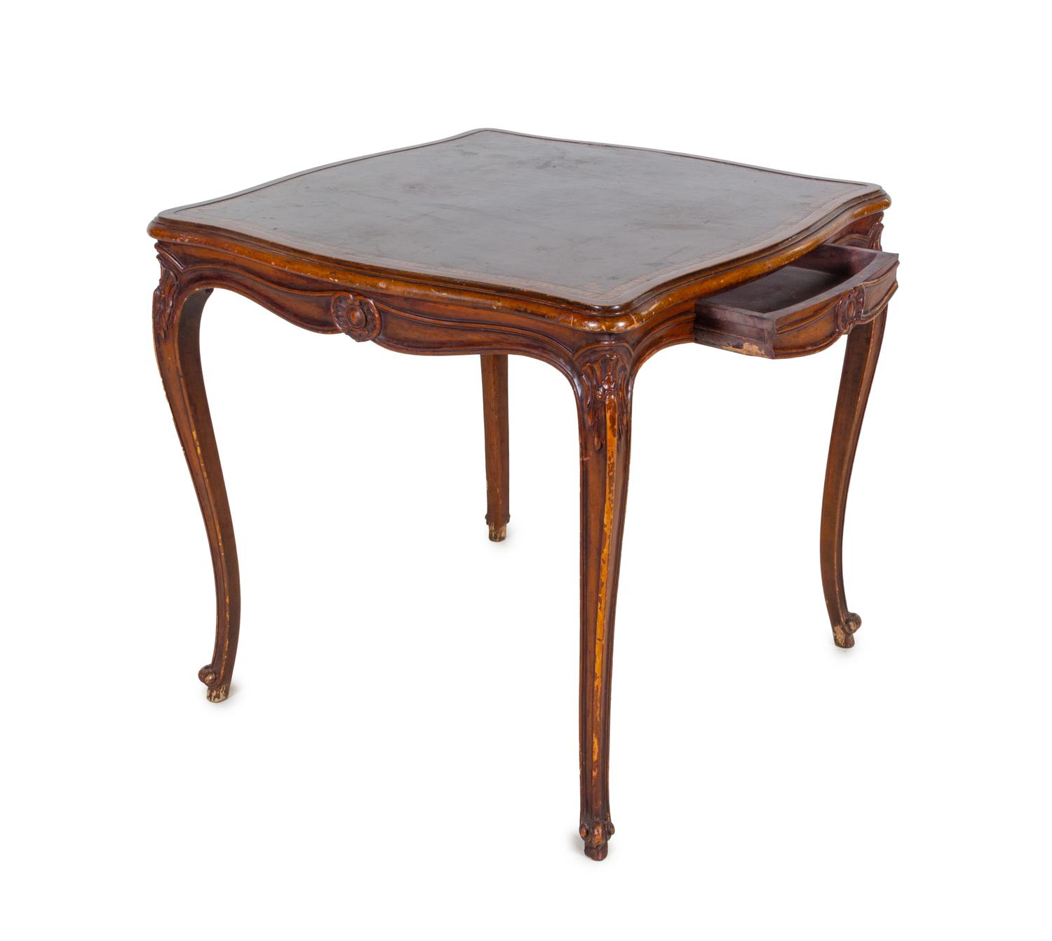A Louis XV Style Game Table