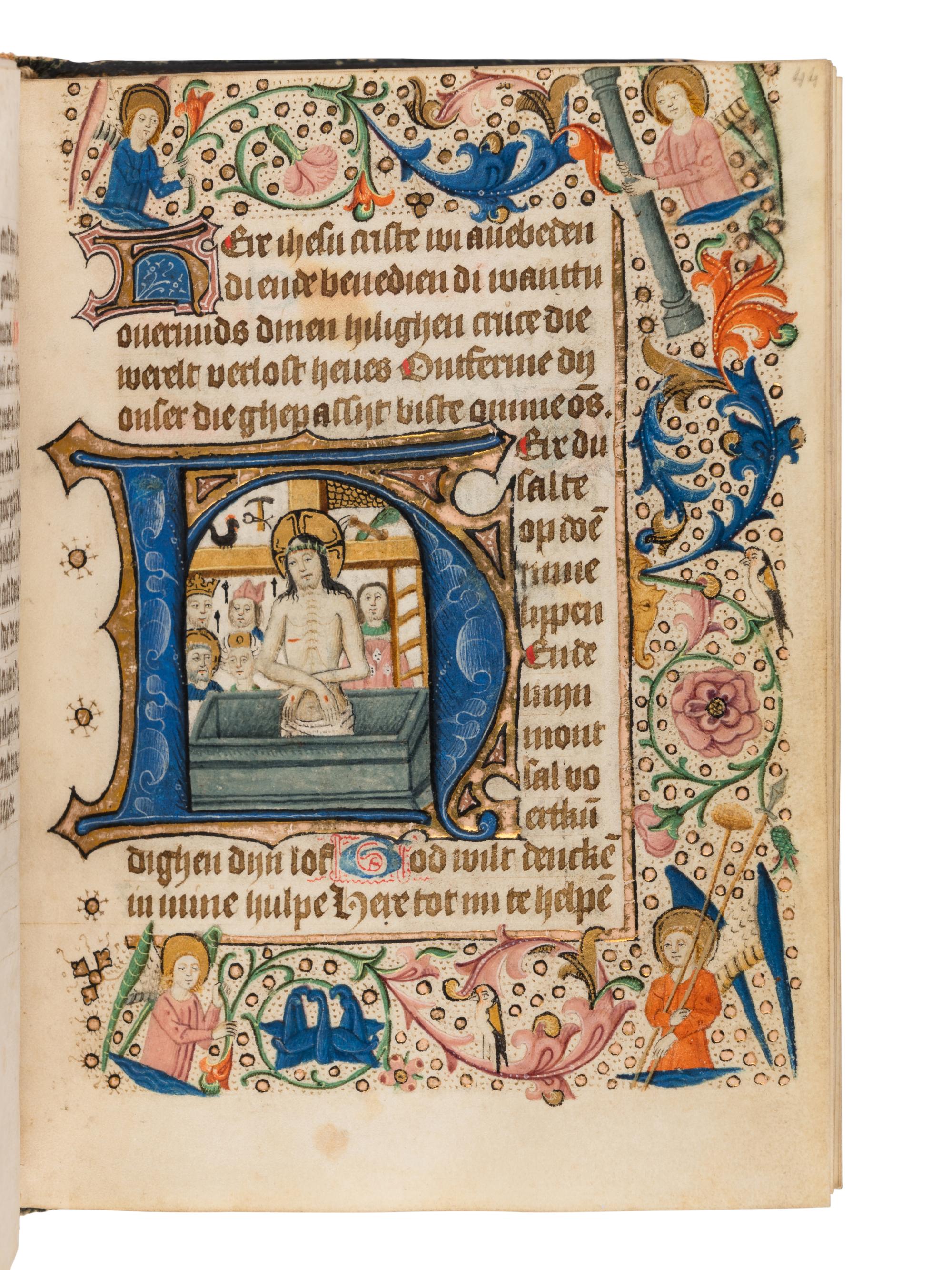 MASTERS OF THE ZWOLLE BIBLE (active Eastern Netherlands, Zwolle, c. 1470-1490) The Hours of Thomas Joffe, use of Geert Grote, in Dutch, illuminated manuscript on parchment [Eastern Netherlands, Zwolle, c. 1470-1480]